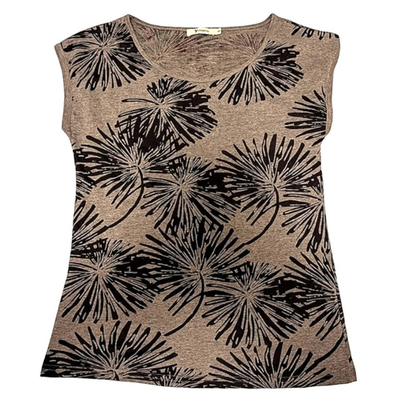 Yidarton Womens T-Shirt Size M Gray Short Sleeve Shirt Casual - Picture 1 of 4